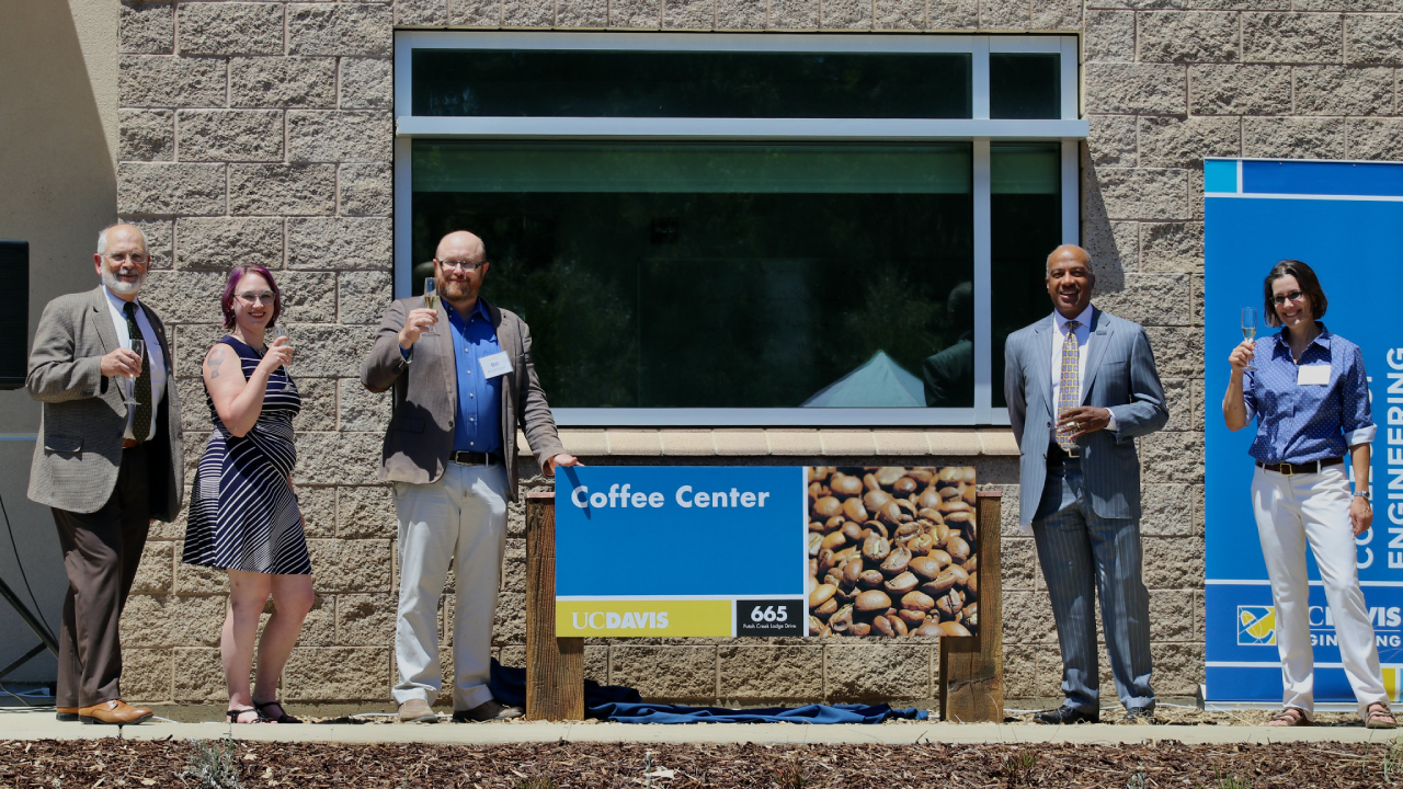 Coffee Center site dedication event