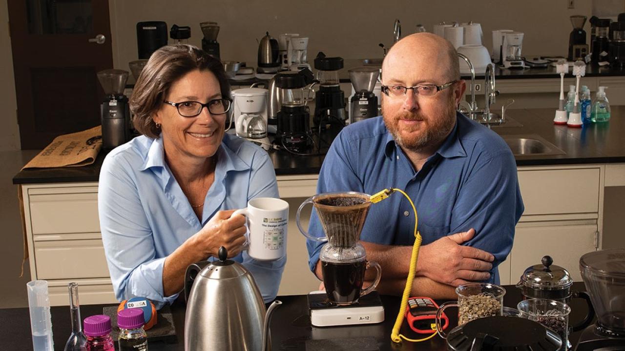 uc davis coffee center bill ristenpart tonya kuhl chemical engineering