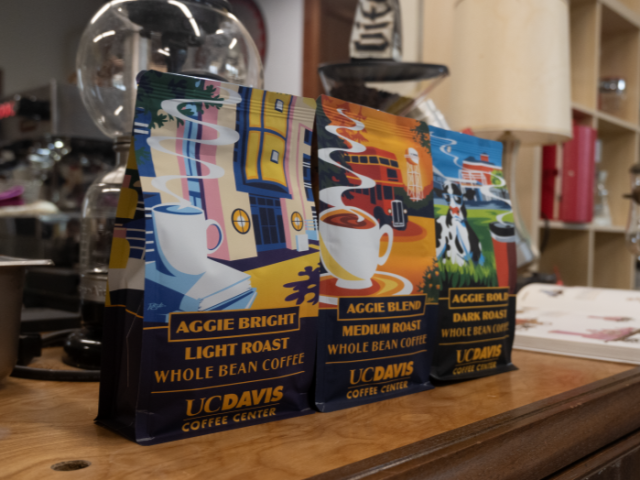 The three new coffee bags designed by Sothern